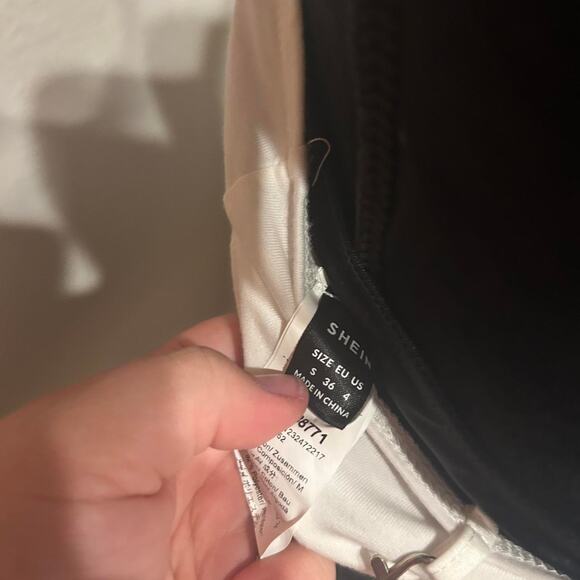 Shein White and black gothic fairy tank top - Picture 7 of 7